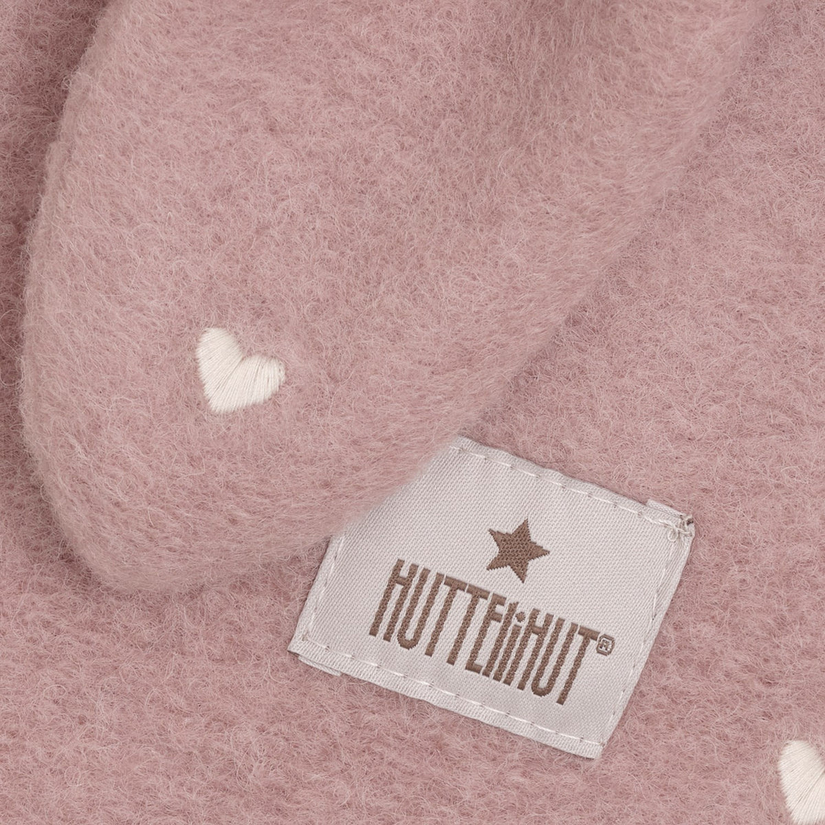 Huttelihut Deauville Mauve Balaclava Ears Emb. Wool