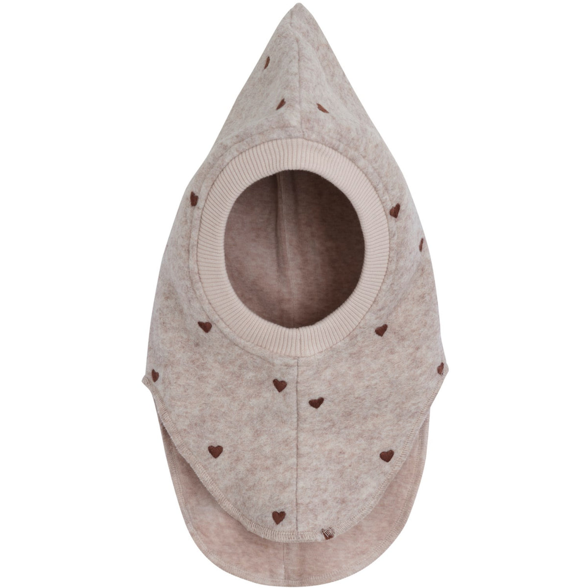 Huttelihut Sand Melange Balaclava Emb. Wool