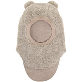 Huttelihut Camel Melange Balaclava Ears Wool Teddy