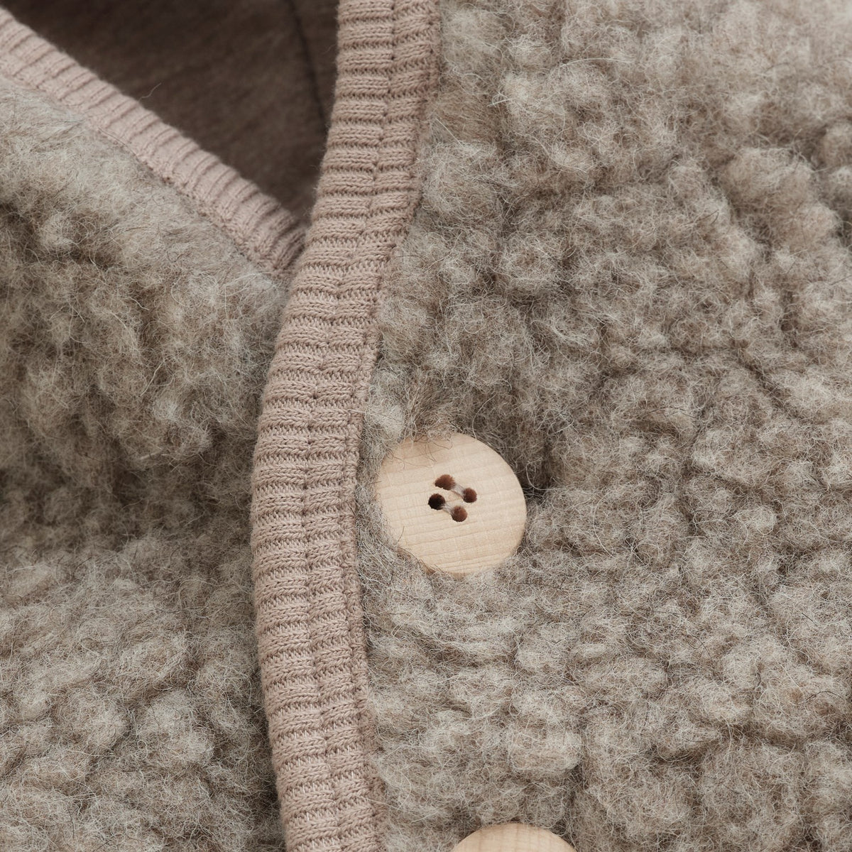 Huttelihut Camel Melange Jacket Pixie Wool Teddy W. Lin