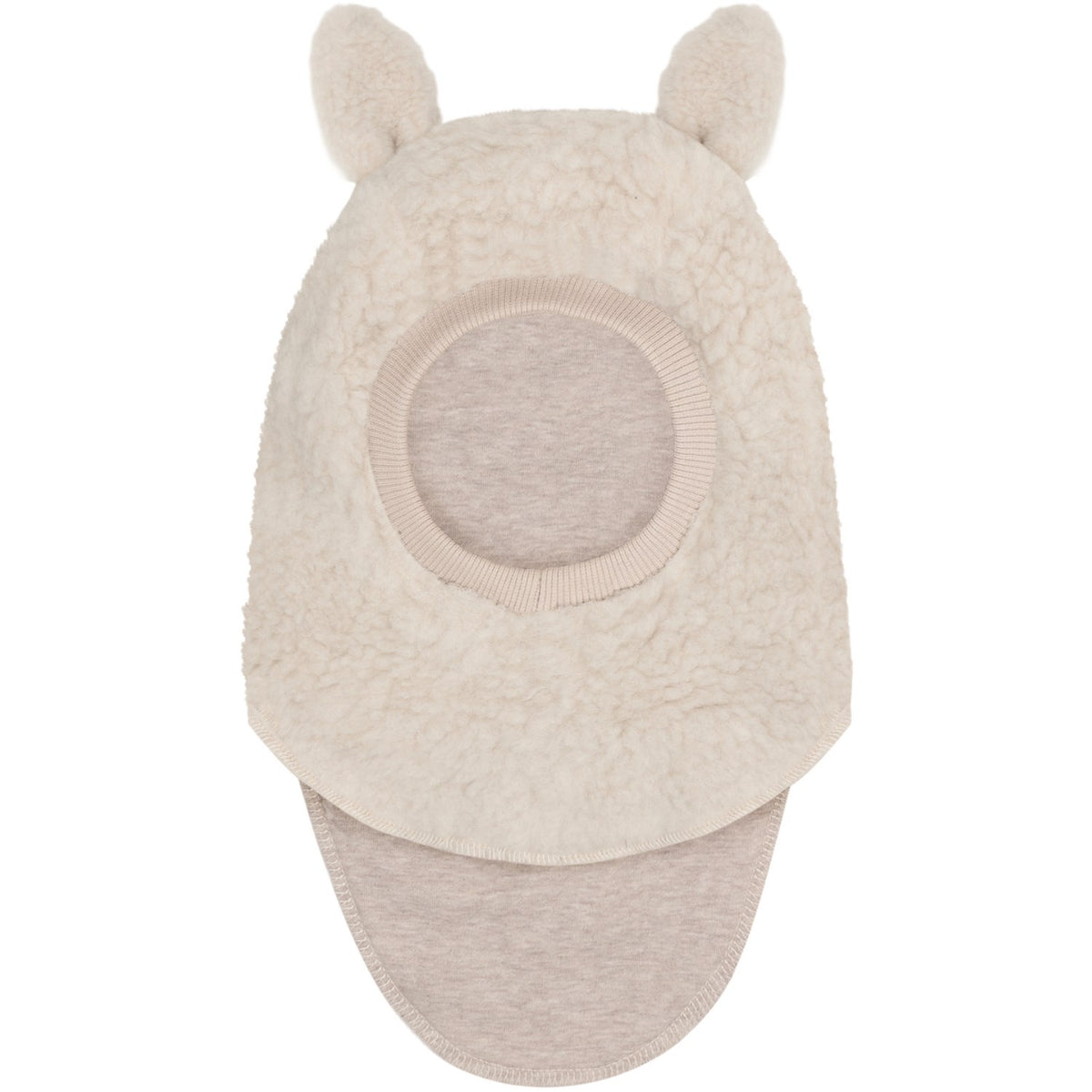Huttelihut Cement Balaclava Ears Wool Teddy