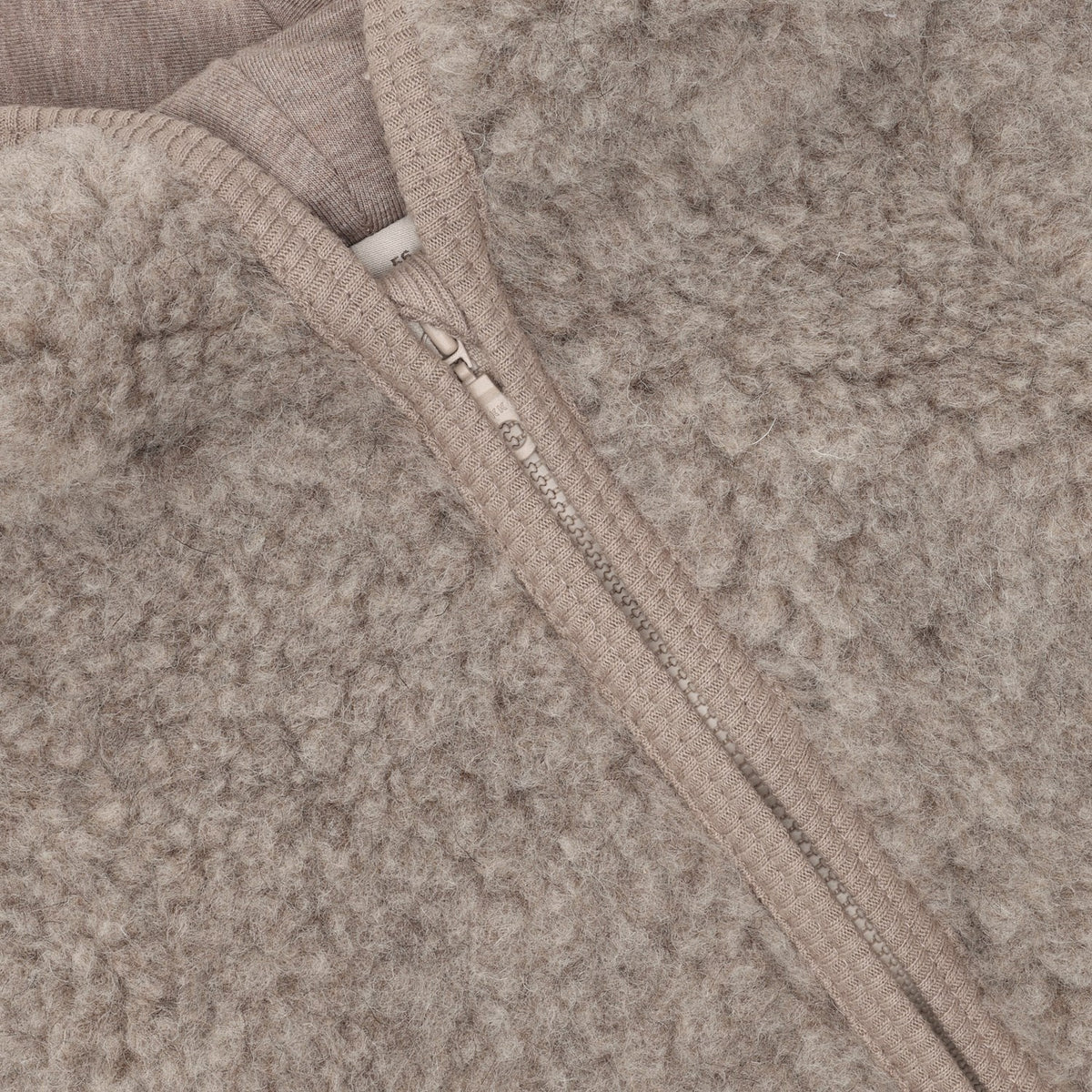 Huttelihut Camel Melange Pram Suit Wool Teddy W. Lining