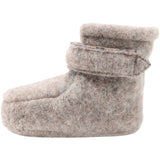 Huttelihut Camel Melange Boots Wool W. Velcro
