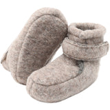Huttelihut Camel Melange Boots Wool W. Velcro