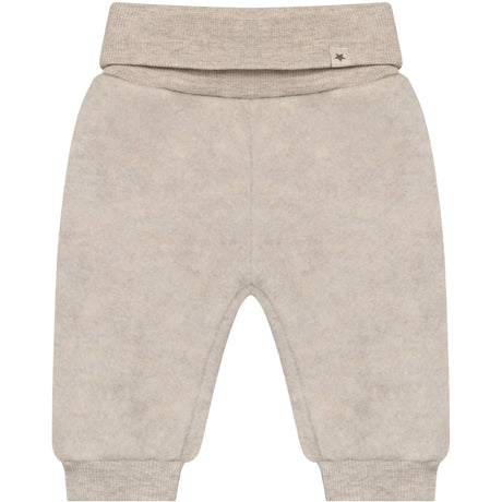 Huttelihut Camel Melange Pants Wool Fleece