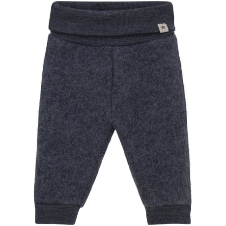 Huttelihut Ombre Blue Melange Pants Wool Fleece