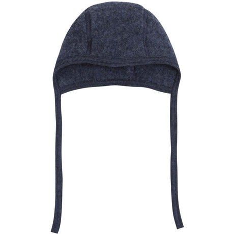 Huttelihut Ombre Blue Melange Bonnet Wool Fleece