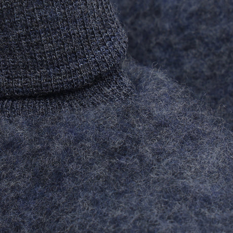 Huttelihut Ombre Blue Melange Footies Wool Fleece 2-Layer