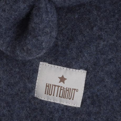 Huttelihut Ombre Blue Melange Balaclava Ears Wool Fleece