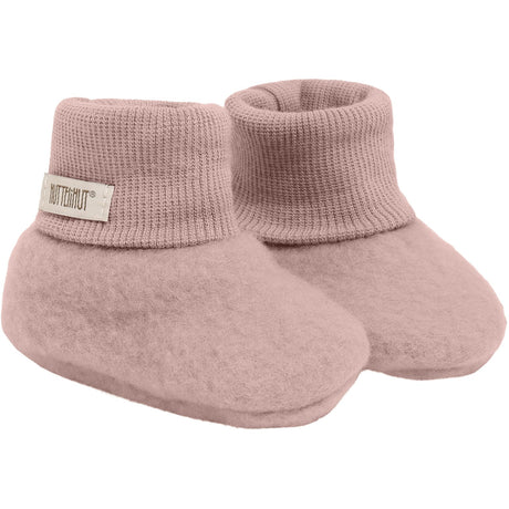 Huttelihut Mahogany Rose Footies Wool Fleece