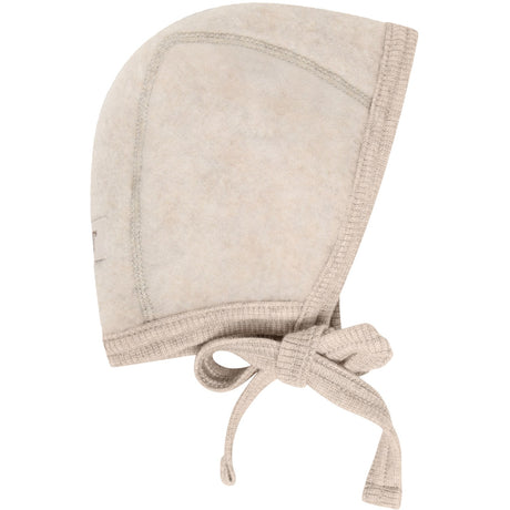 Huttelihut Camel Melange Bonnet Wool Fleece