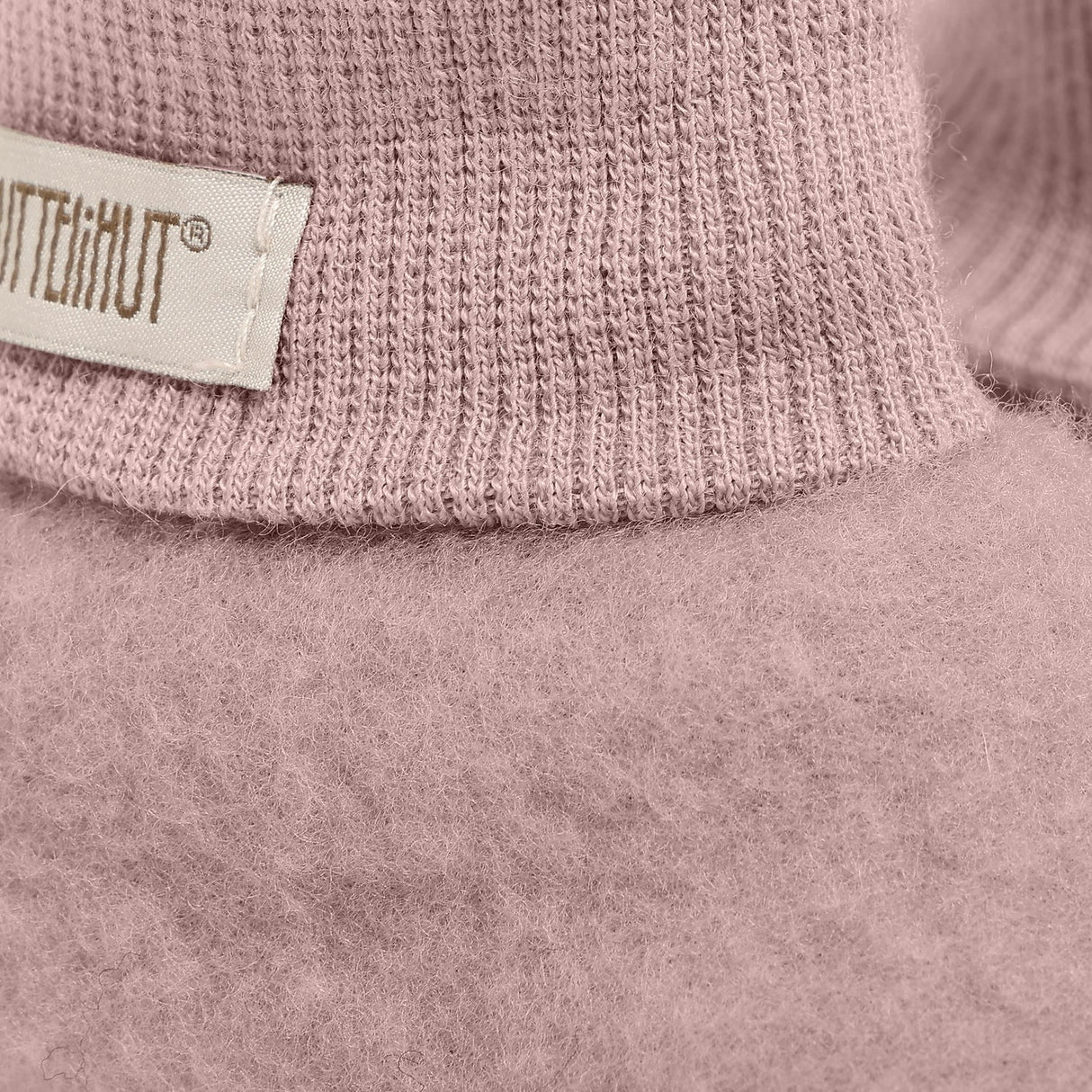 Huttelihut Mahogany Rose Footies Wool Fleece