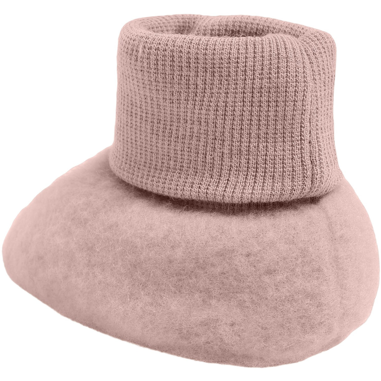 Huttelihut Mahogany Rose Footies Wool Fleece