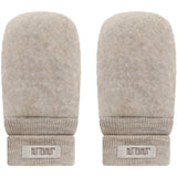 Huttelihut Camel Melange Mittens Wool Fleece