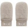 Huttelihut Camel Melange Mittens Wool Fleece