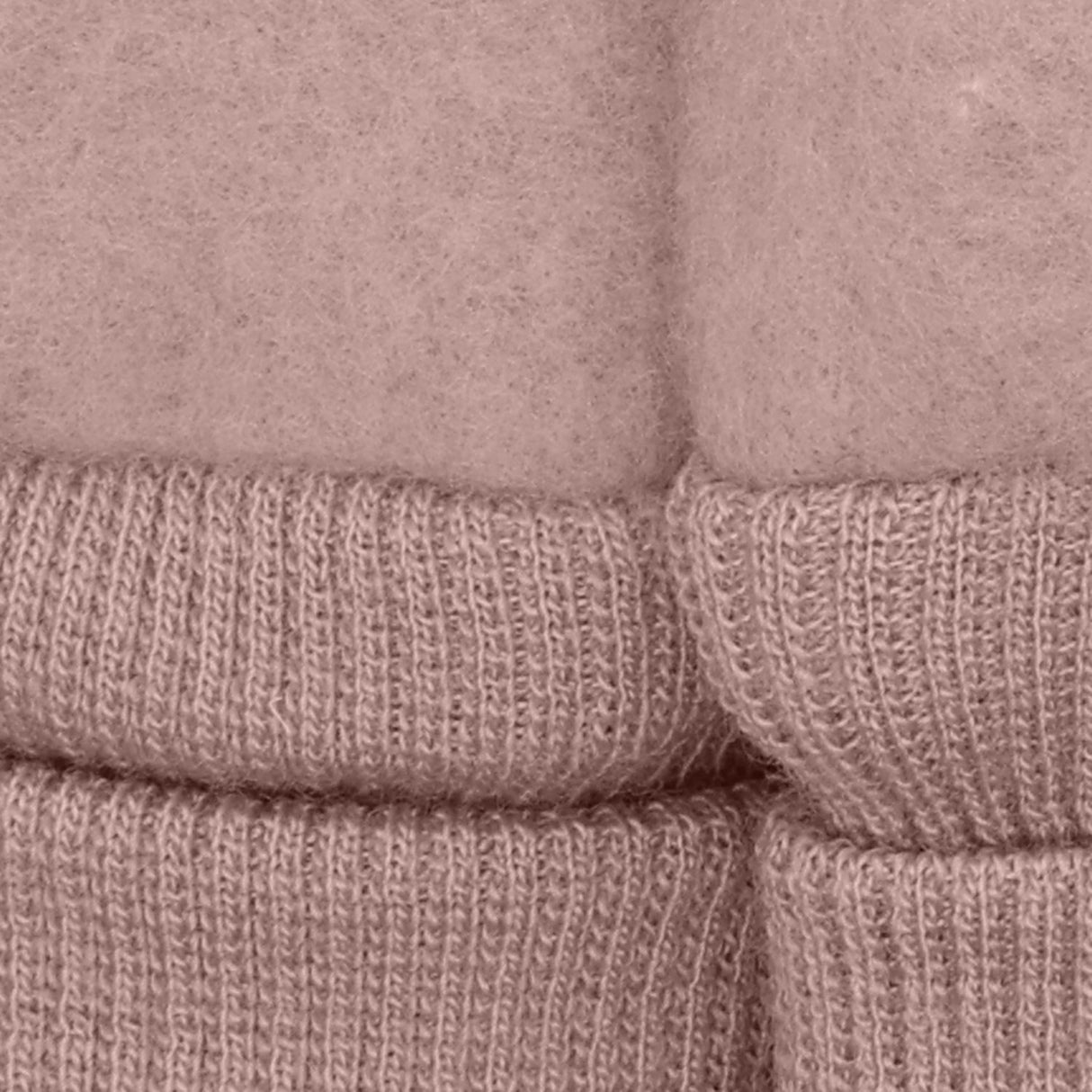 Huttelihut Mahogany Rose Mittens Wool Fleece 2-Layer