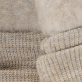 Huttelihut Camel Melange Mittens Wool Fleece