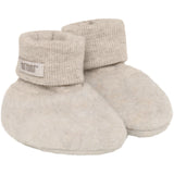 Huttelihut Camel Melange Footies Wool Fleece
