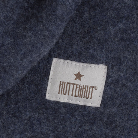 Huttelihut Ombre Blue Melange Balaclava Ears Wool Fleece