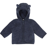 Huttelihut Ombre Blue Melange Jacket Ears Wool Fleece