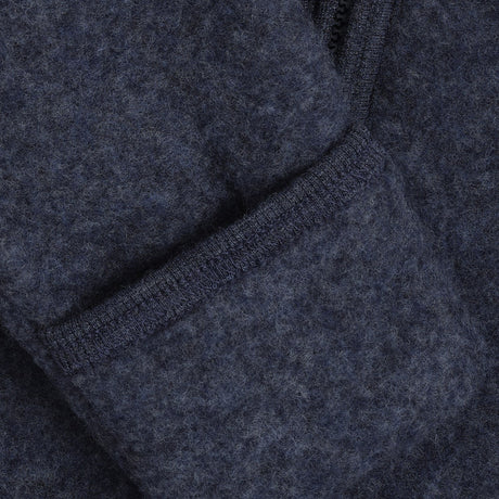 Huttelihut Ombre Blue Melange Pram Suit Ears Wool Fleece