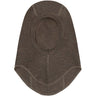 Huttelihut Brown Melange Balaclava Wool Rib