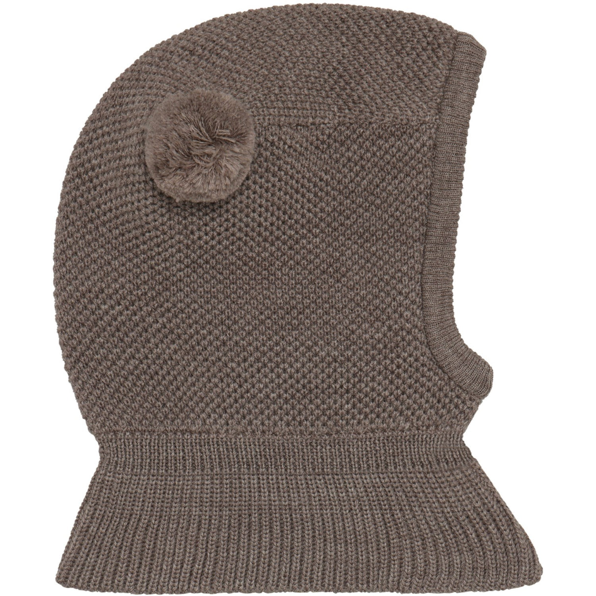 Huttelihut Cinder Melange Balaclava Windstop Pompoms