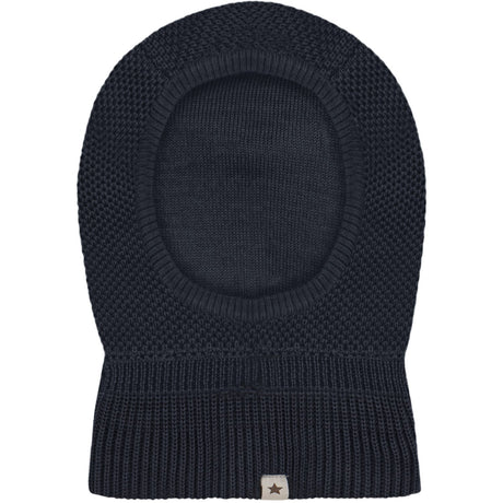 Huttelihut Dark Navy Balaclava Wool Knit Windstop