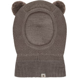 Huttelihut Cinder Melange Balaclava Windstop Pompoms