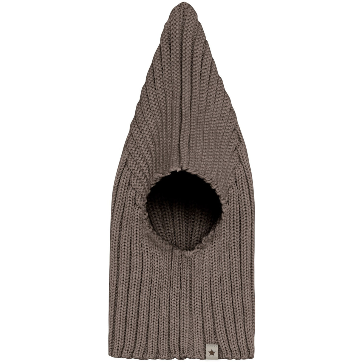 Huttelihut Cinder Melange Balaclava Pixie Wool Knit
