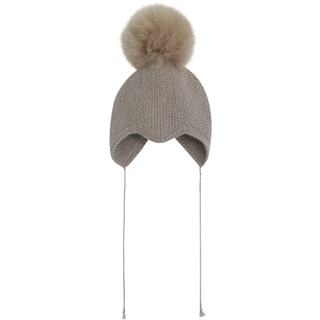 Huttelihut Atmosphere Bonnet Wool Knit Alpaca Pompom