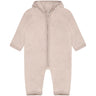 Huttelihut Camel Melange Pram Suit Ears Cotton Fleece