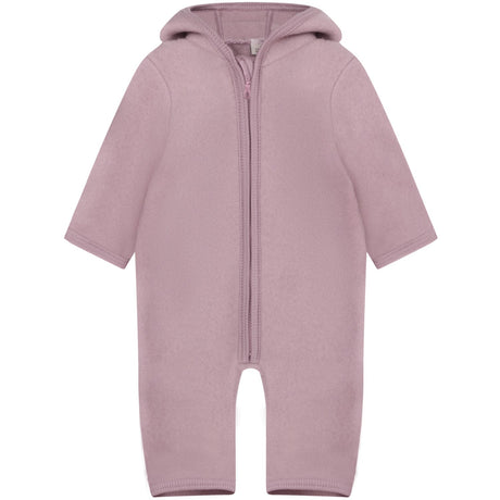 Huttelihut Woodrose Pram Suit Ears Wool Fleece