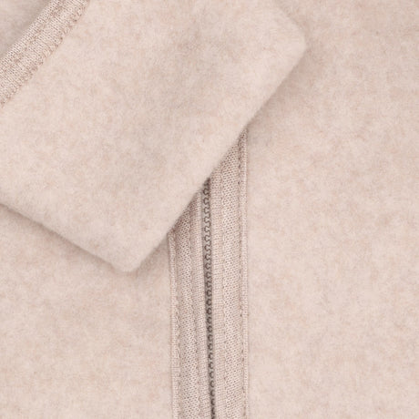 Huttelihut Camel Melange Pram Suit Ears Cotton Fleece