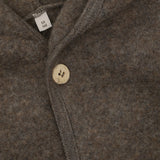 Huttelihut Brown Melange Pram Suit Pixie Wool Fleece
