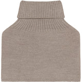 Huttelihut Camel Melange Neck Warmer Wool Knit