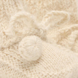 Huttelihut Off-White Footies Alpaca Wool Knit