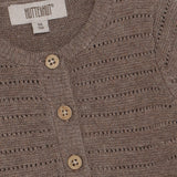 Huttelihut Cinder Melange Dress Ls Knit W. Wool
