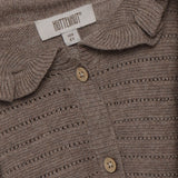 Huttelihut Cinder Melange Dress Ls Knit W. Wool