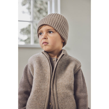 Huttelihut Cinder Melange Beanie Wool Knit