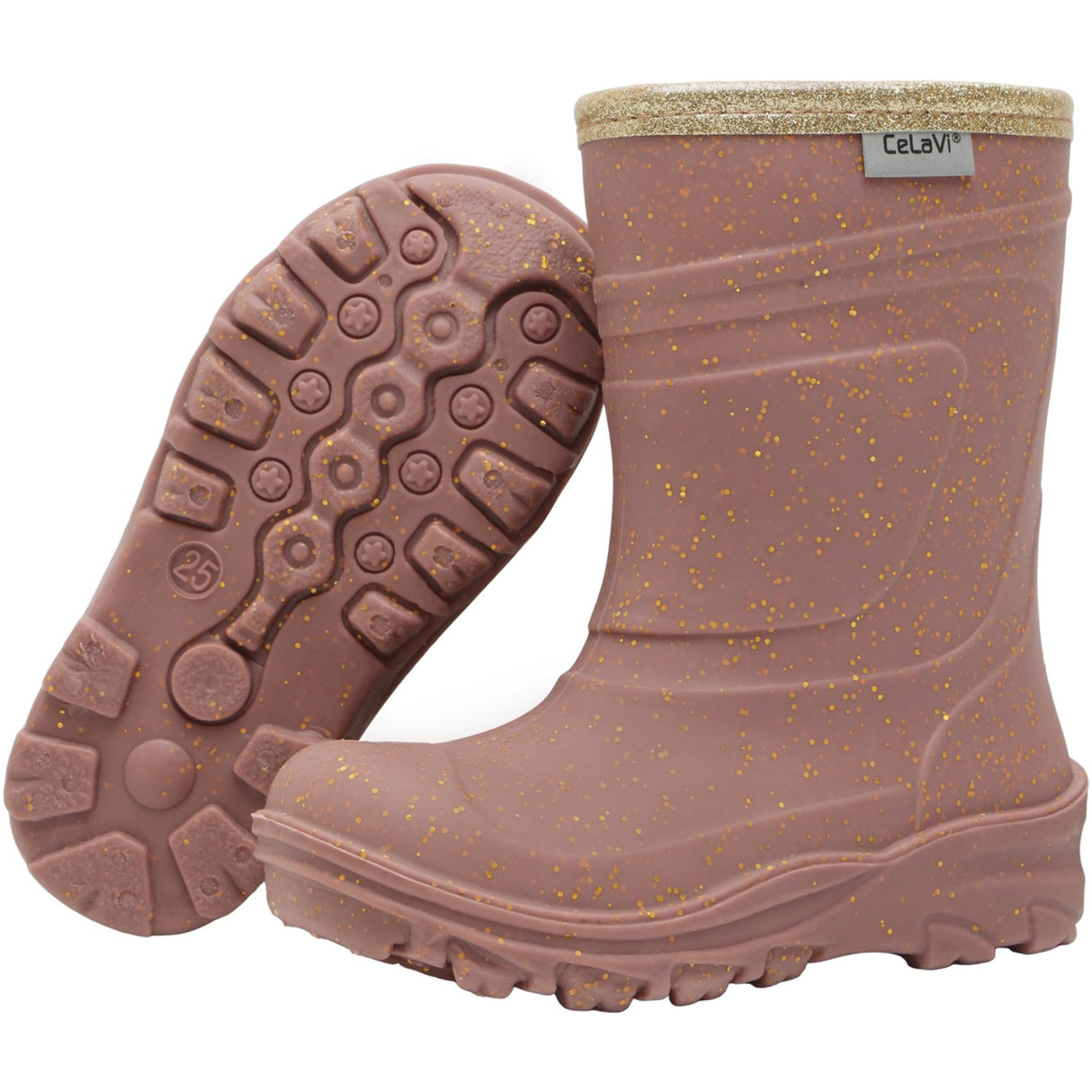 CeLaVi Burlwood Thermal Wellies Tpr - Embossed