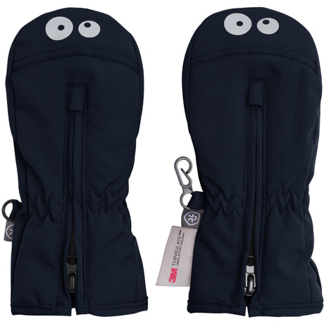 Color Kids Total Eclipse Mittens W. Zipper