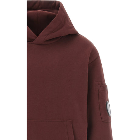 C.P. Company Borgogna Red Sweatshirt W/Hood