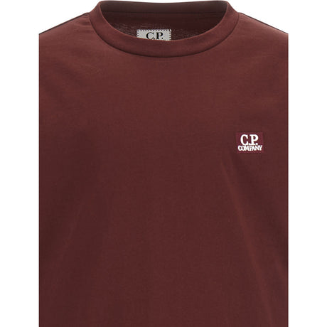 C.P. Company Borgogna Red Long Sleeves T-Shirt