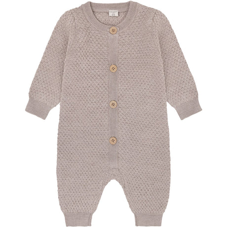 CeLaVi Mocha Meringue Melange Jumpsuit - Knitted