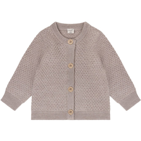 CeLaVi Mocha Meringue Melange Cardigan - Knitted