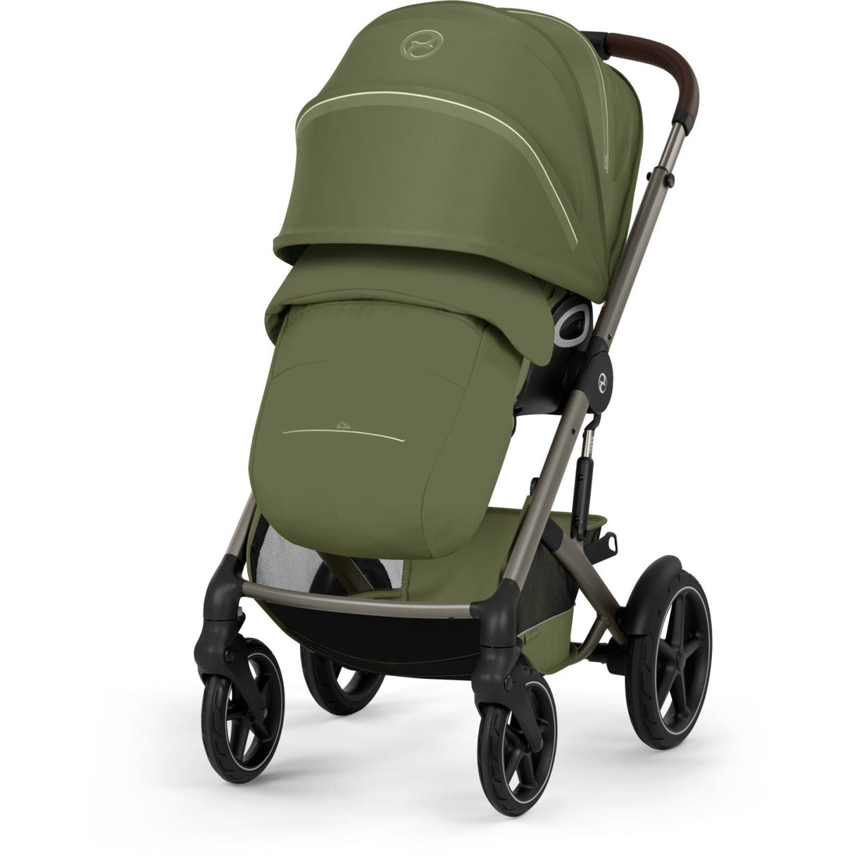 Cybex Moss Green Talos S Lux Tpe Including Foldable Cot