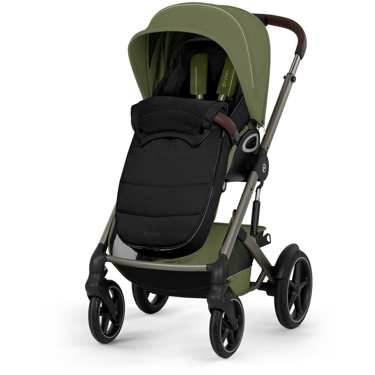Cybex Moss Green Talos S Lux Tpe Including Foldable Cot