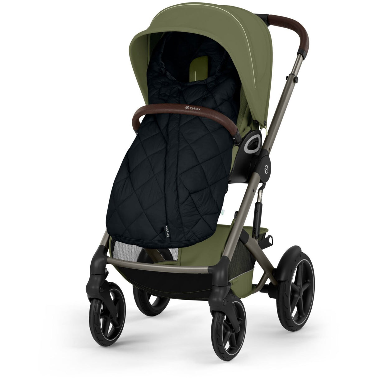 Cybex Moss Green Talos S Lux Tpe Including Foldable Cot