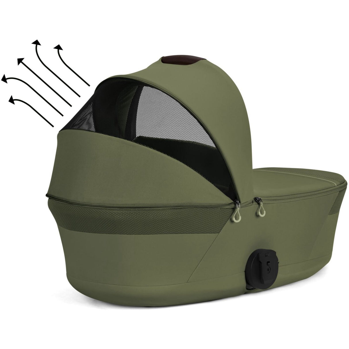 Cybex Moss Green Talos S Lux Tpe Including Foldable Cot